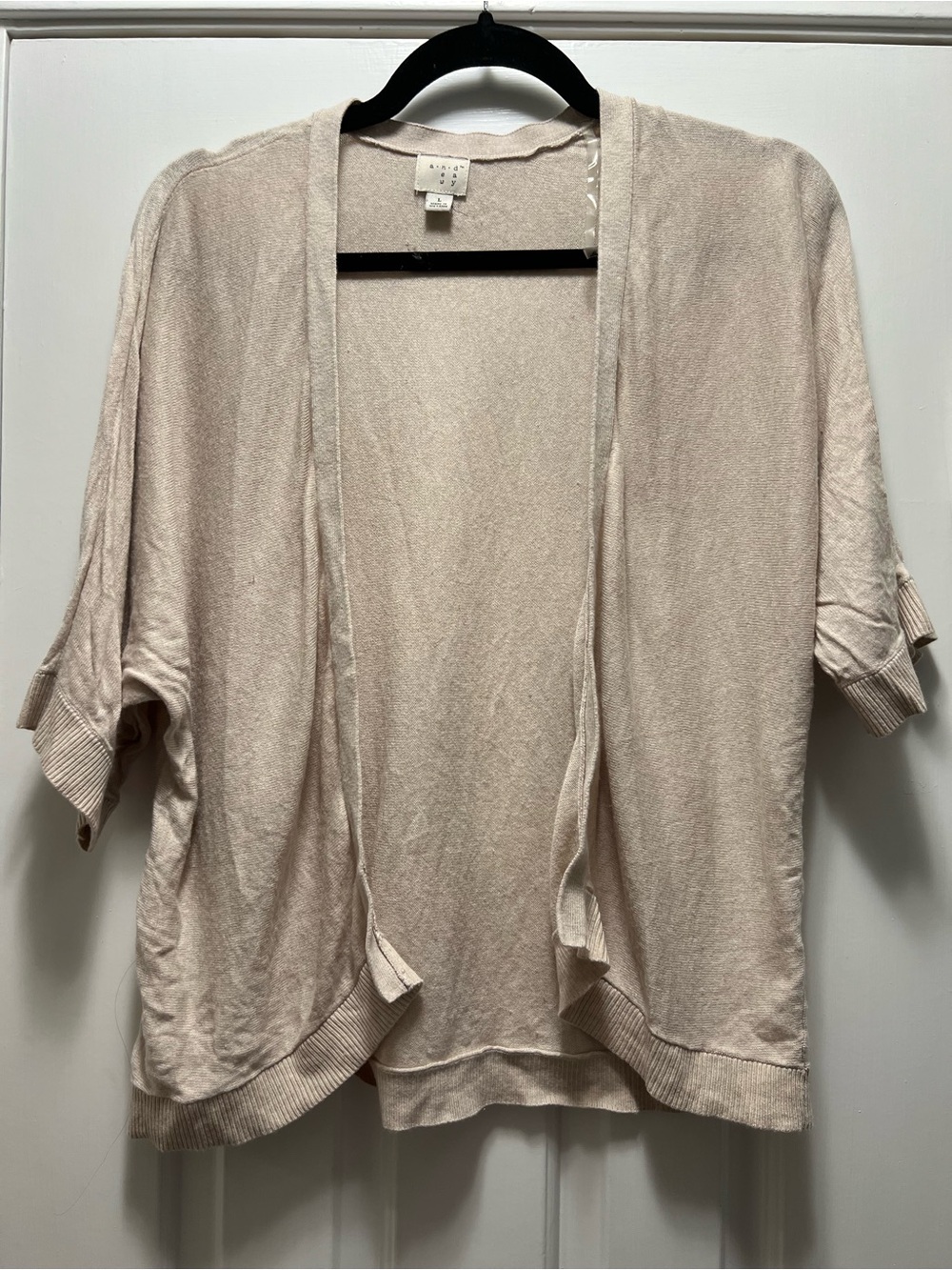 a new day Cream Open-Front Women's Cardigan